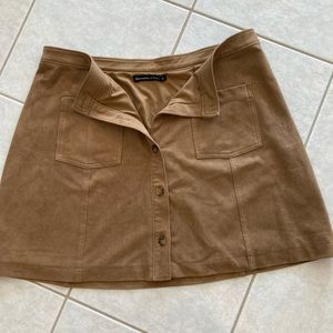 Women’s suede skirt